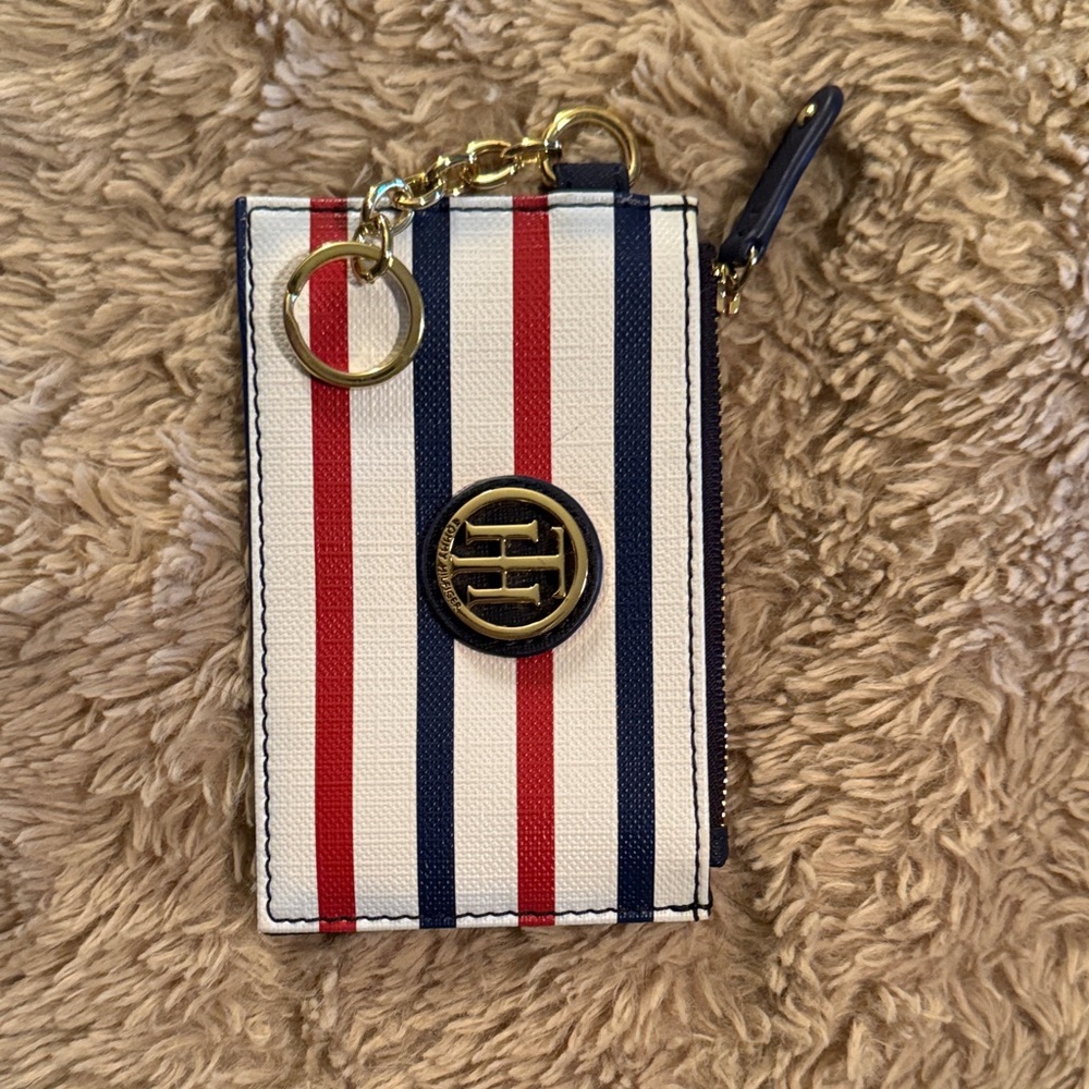 Tommy Hilfiger Red, White, and Blue Card Holder